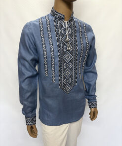 Чоловіча сорочка-вишиванка КОД ПРЕДКІВ