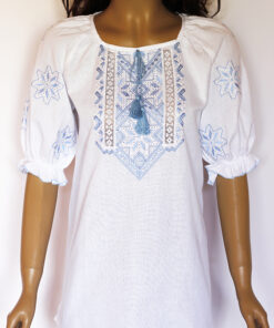 Alternative view of Блуза-вишиванка жіноча РОКСОЛАНА сіра