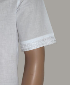 Alternative view of Теніска-вишиванка чоловіча Перлина біла