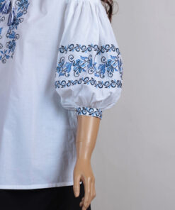 Alternative view of Блуза-вишиванка жіноча БЛАКИТНА ЛІЛЕЯ