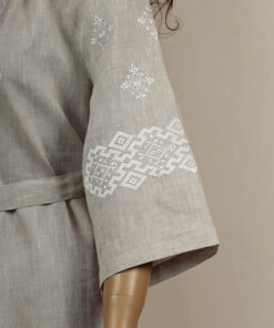 Alternative view of Жіноча сукня-вишиванка Мирослава бежева