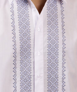 Alternative view of Чоловіча сорочка-вишиванка ВІДРОДЖЕННЯ сіра